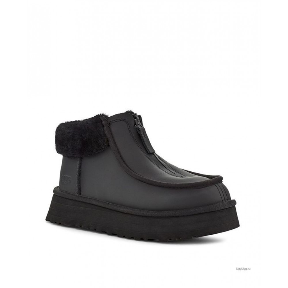 Funkette Boots Black Leather