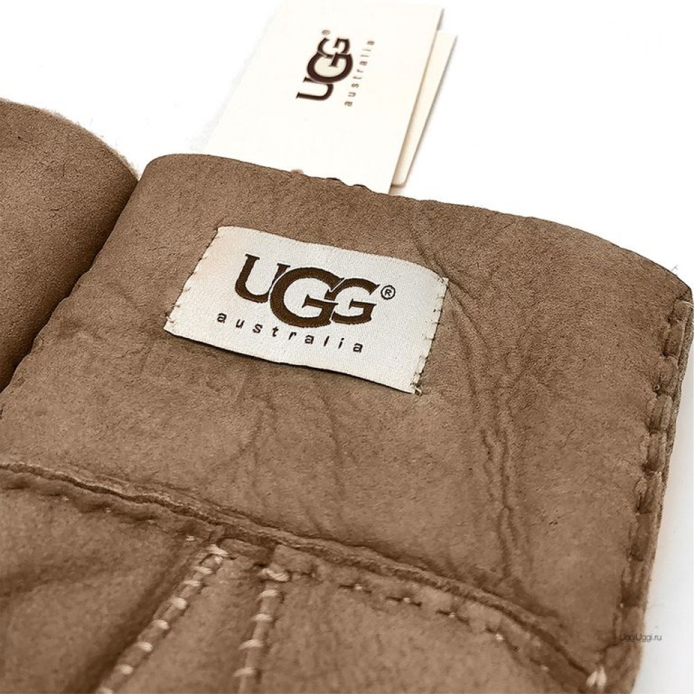 UGG Women's Gloves Tenney Suede Dark Sand