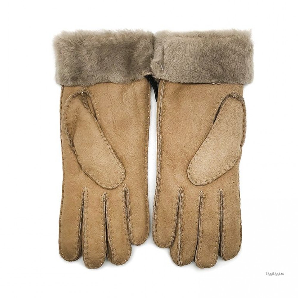 UGG Women's Classic Gloves Suede Beige