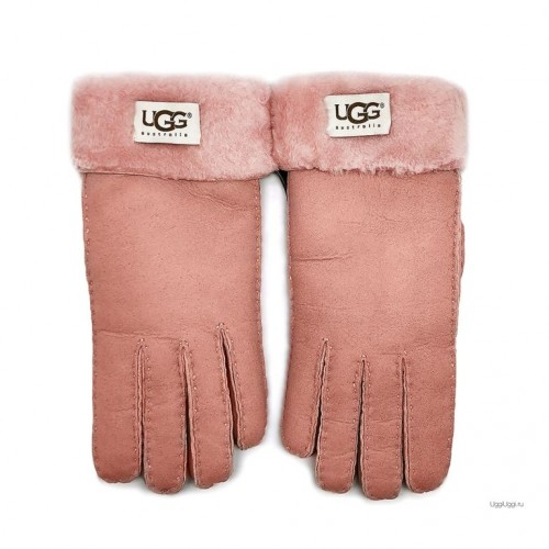 UGG Women's Classic Gloves Suede Rose