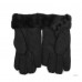 UGG Women's Gloves Tenney Fur Black