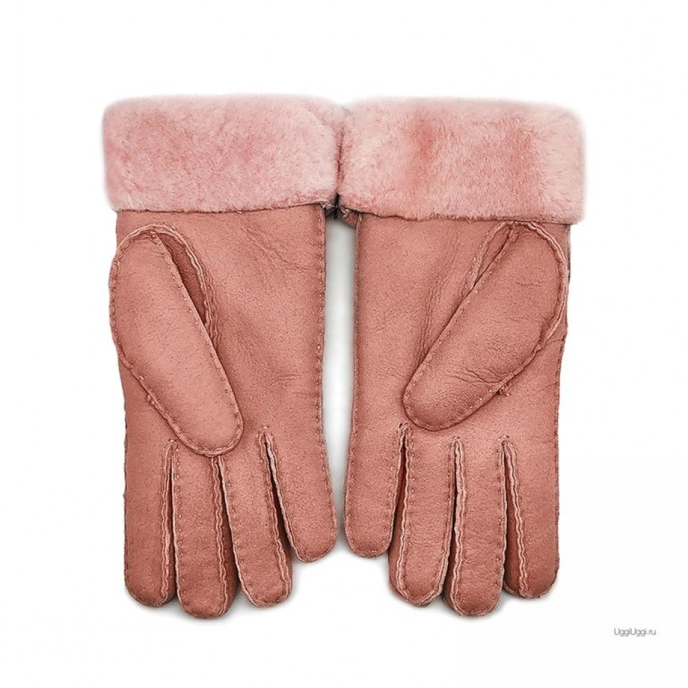 UGG Women's Classic Gloves Suede Rose