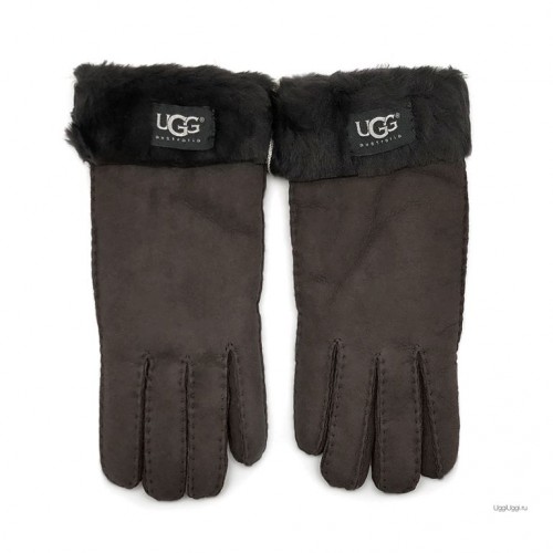 UGG Women's Gloves Tenney Suede Chocolate