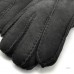 UGG Women's Gloves Tenney Fur Black