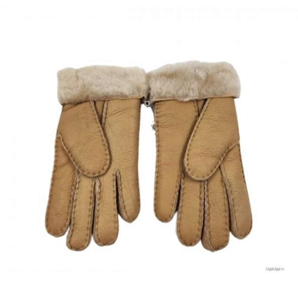 UGG WOMEN'S GLOVES TENNEY SUEDE SAND