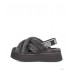 UGG W DISCO CROSS SLIDE GREY