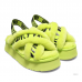 UGG W DISCO CROSS SLIDE ANIMALIA KEY LIME