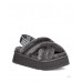 UGG W DISCO CROSS SLIDE GREY