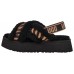 UGG W DISCO CROSS SLIDE TIGER PRINT