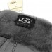 UGG Men's Gloves Tenney Sleek Leather Fur Gray