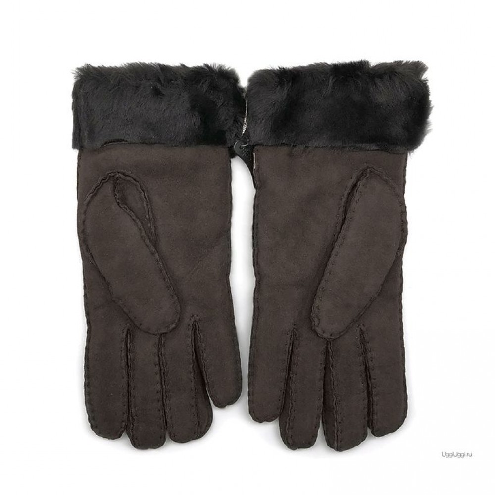 UGG Women's Gloves Tenney Suede Chocolate