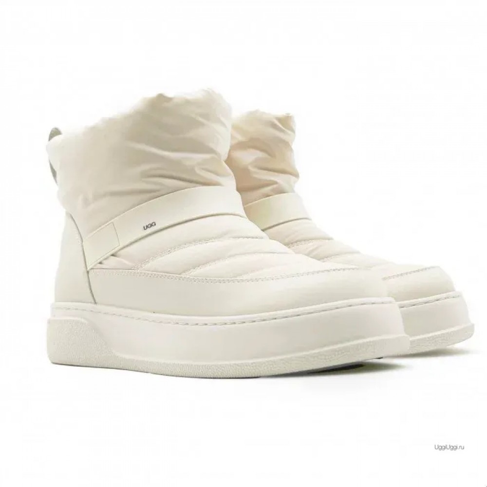 Ash Inflated Boot White