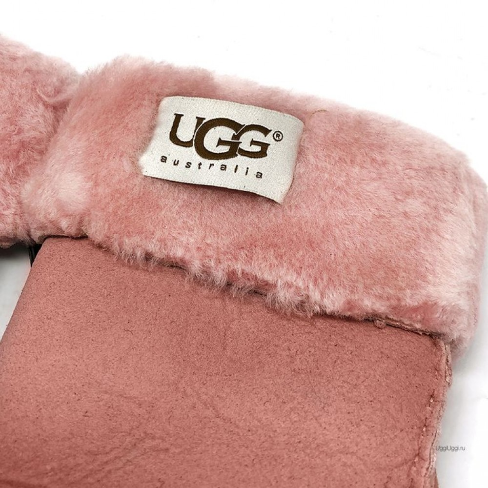 UGG Women's Classic Gloves Suede Rose