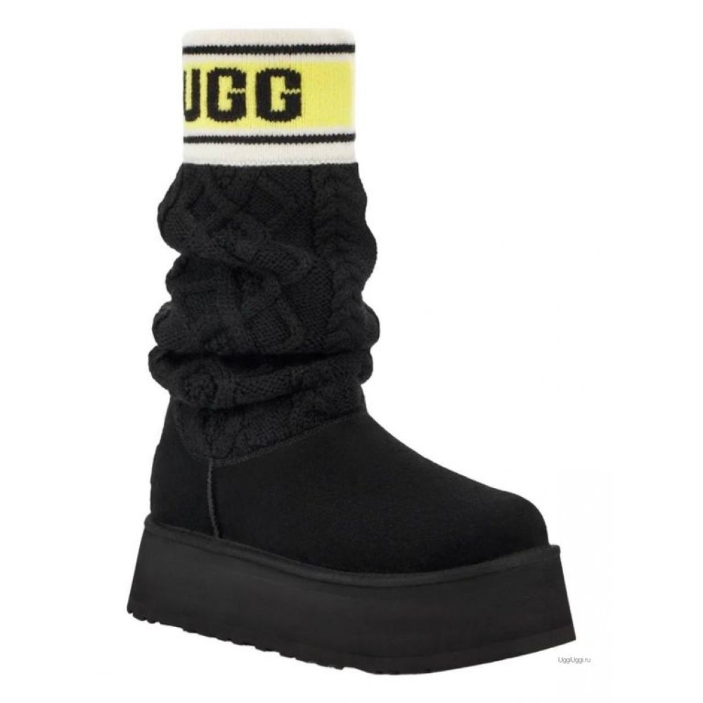 Ugg Classic Sweater Letter Black